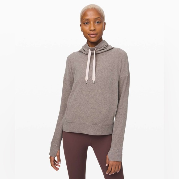 Lululemon Go Forward Pullover Heathered Pink Bliss Grey Size 4 - Picture 1 of 9